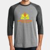 Mens Perfect Tri ® 3/4 Sleeve Raglan Thumbnail