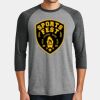 Mens Perfect Tri ® 3/4 Sleeve Raglan Thumbnail
