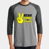 Mens Perfect Tri ® 3/4 Sleeve Raglan Thumbnail