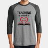 Mens Perfect Tri ® 3/4 Sleeve Raglan Thumbnail
