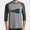 Mens Perfect Tri ® 3/4 Sleeve Raglan Thumbnail