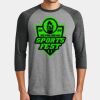 Mens Perfect Tri ® 3/4 Sleeve Raglan Thumbnail