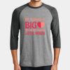 Mens Perfect Tri ® 3/4 Sleeve Raglan Thumbnail
