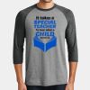 Mens Perfect Tri ® 3/4 Sleeve Raglan Thumbnail