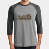 Mens Perfect Tri ® 3/4 Sleeve Raglan Thumbnail