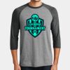 Mens Perfect Tri ® 3/4 Sleeve Raglan Thumbnail