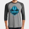 Mens Perfect Tri ® 3/4 Sleeve Raglan Thumbnail