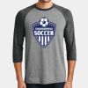 Mens Perfect Tri ® 3/4 Sleeve Raglan Thumbnail