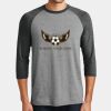 Mens Perfect Tri ® 3/4 Sleeve Raglan Thumbnail