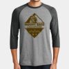 Mens Perfect Tri ® 3/4 Sleeve Raglan Thumbnail