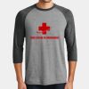 Mens Perfect Tri ® 3/4 Sleeve Raglan Thumbnail