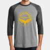 Mens Perfect Tri ® 3/4 Sleeve Raglan Thumbnail