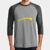 Mens Perfect Tri ® 3/4 Sleeve Raglan Thumbnail