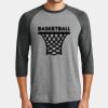 Mens Perfect Tri ® 3/4 Sleeve Raglan Thumbnail