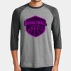 Mens Perfect Tri ® 3/4 Sleeve Raglan Thumbnail