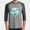 Mens Perfect Tri ® 3/4 Sleeve Raglan Thumbnail