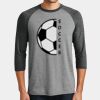 Mens Perfect Tri ® 3/4 Sleeve Raglan Thumbnail
