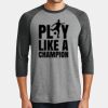 Mens Perfect Tri ® 3/4 Sleeve Raglan Thumbnail