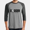 Mens Perfect Tri ® 3/4 Sleeve Raglan Thumbnail