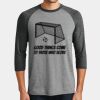 Mens Perfect Tri ® 3/4 Sleeve Raglan Thumbnail