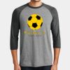 Mens Perfect Tri ® 3/4 Sleeve Raglan Thumbnail