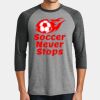 Mens Perfect Tri ® 3/4 Sleeve Raglan Thumbnail