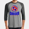 Mens Perfect Tri ® 3/4 Sleeve Raglan Thumbnail
