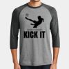 Mens Perfect Tri ® 3/4 Sleeve Raglan Thumbnail