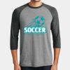 Mens Perfect Tri ® 3/4 Sleeve Raglan Thumbnail