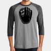 Mens Perfect Tri ® 3/4 Sleeve Raglan Thumbnail