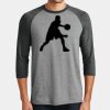 Mens Perfect Tri ® 3/4 Sleeve Raglan Thumbnail