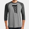Mens Perfect Tri ® 3/4 Sleeve Raglan Thumbnail