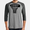 Mens Perfect Tri ® 3/4 Sleeve Raglan Thumbnail
