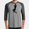 Mens Perfect Tri ® 3/4 Sleeve Raglan Thumbnail