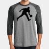 Mens Perfect Tri ® 3/4 Sleeve Raglan Thumbnail