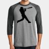 Mens Perfect Tri ® 3/4 Sleeve Raglan Thumbnail