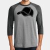 Mens Perfect Tri ® 3/4 Sleeve Raglan Thumbnail
