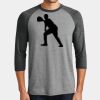 Mens Perfect Tri ® 3/4 Sleeve Raglan Thumbnail