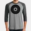 Mens Perfect Tri ® 3/4 Sleeve Raglan Thumbnail