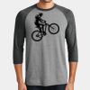Mens Perfect Tri ® 3/4 Sleeve Raglan Thumbnail