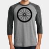 Mens Perfect Tri ® 3/4 Sleeve Raglan Thumbnail