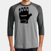 Mens Perfect Tri ® 3/4 Sleeve Raglan Thumbnail