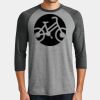 Mens Perfect Tri ® 3/4 Sleeve Raglan Thumbnail