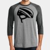 Mens Perfect Tri ® 3/4 Sleeve Raglan Thumbnail