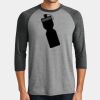 Mens Perfect Tri ® 3/4 Sleeve Raglan Thumbnail