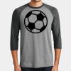 Mens Perfect Tri ® 3/4 Sleeve Raglan Thumbnail