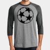 Mens Perfect Tri ® 3/4 Sleeve Raglan Thumbnail