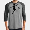 Mens Perfect Tri ® 3/4 Sleeve Raglan Thumbnail