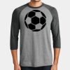 Mens Perfect Tri ® 3/4 Sleeve Raglan Thumbnail