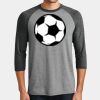 Mens Perfect Tri ® 3/4 Sleeve Raglan Thumbnail